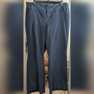 INC International Concepts Navy Straight-Leg Pants